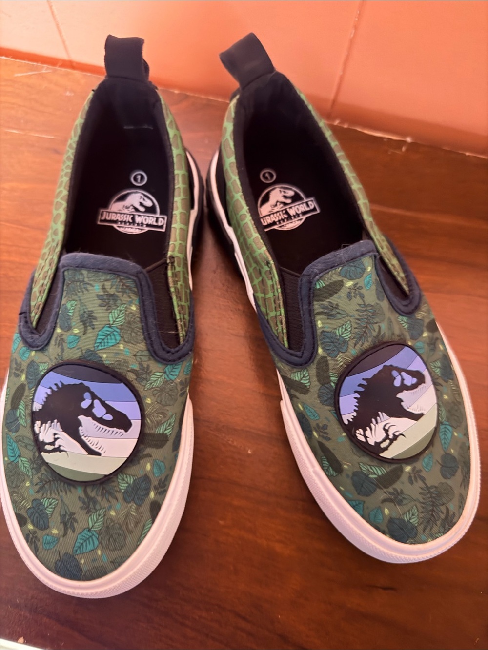 Kids' Green Slip-On Sneakers